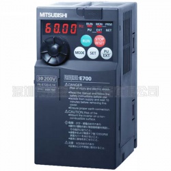 三菱變頻器FR-E720-0.1K日本原裝，電源三相220V,